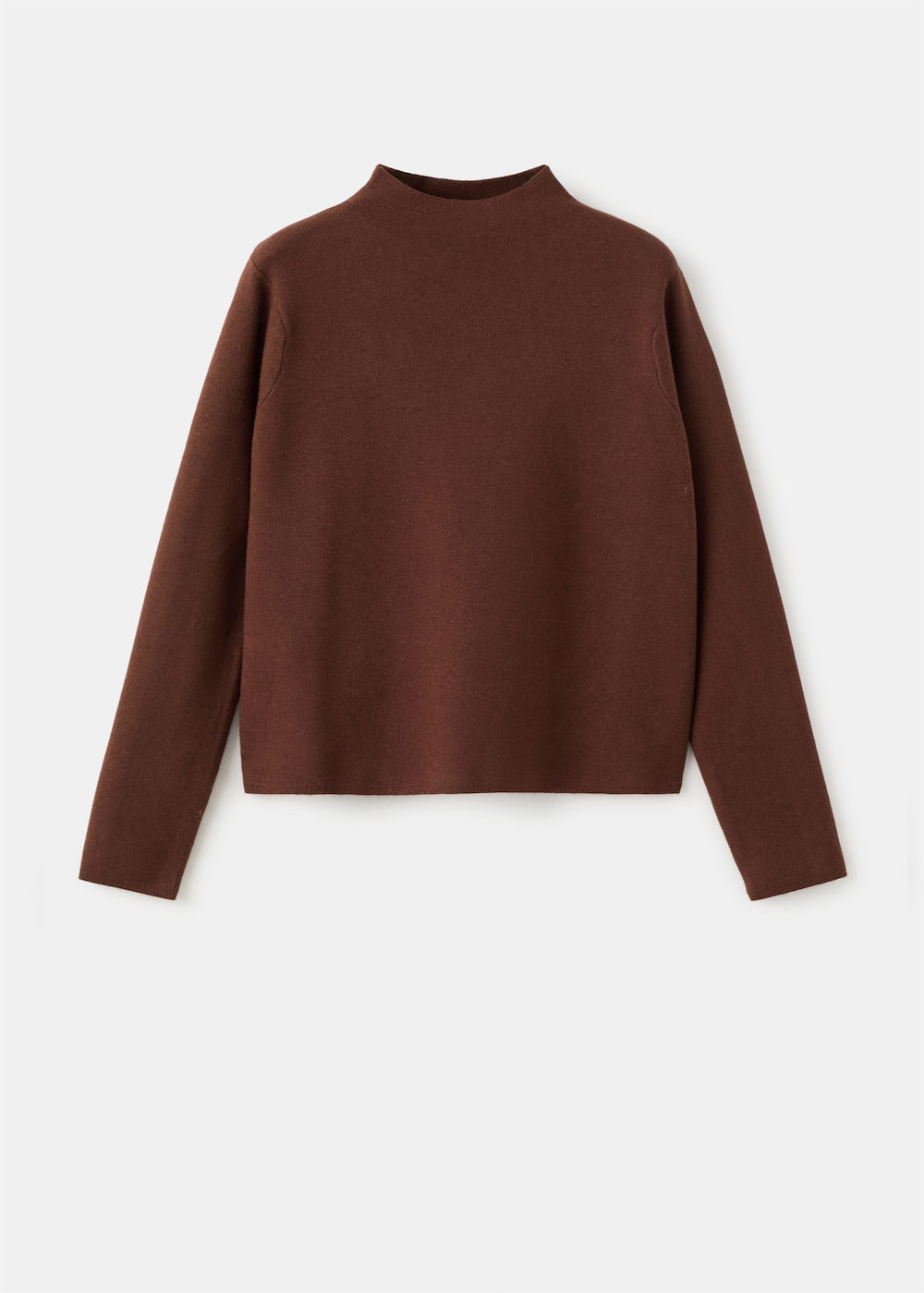 Knitted sweater with perkins neck - Image 5